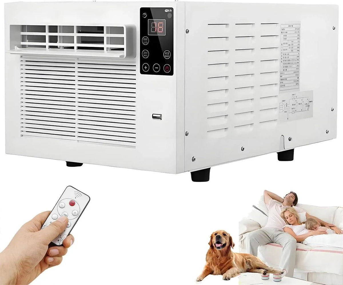 Climatiseur, 280 W, 750 W, 38 dB, Climatiseur 1-12H, portable, extérieur, minuteur, silencieux, 280W Mini Portable sans Unité Extérieure