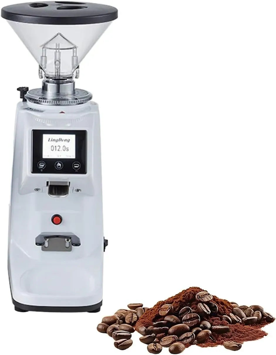 Moulin, broyeur à grains de café, moulin électrique, 60 Mm, tactile, minuteur, professionnel, acier inoxydable, 19 Niveaux, pour Usage Domestique