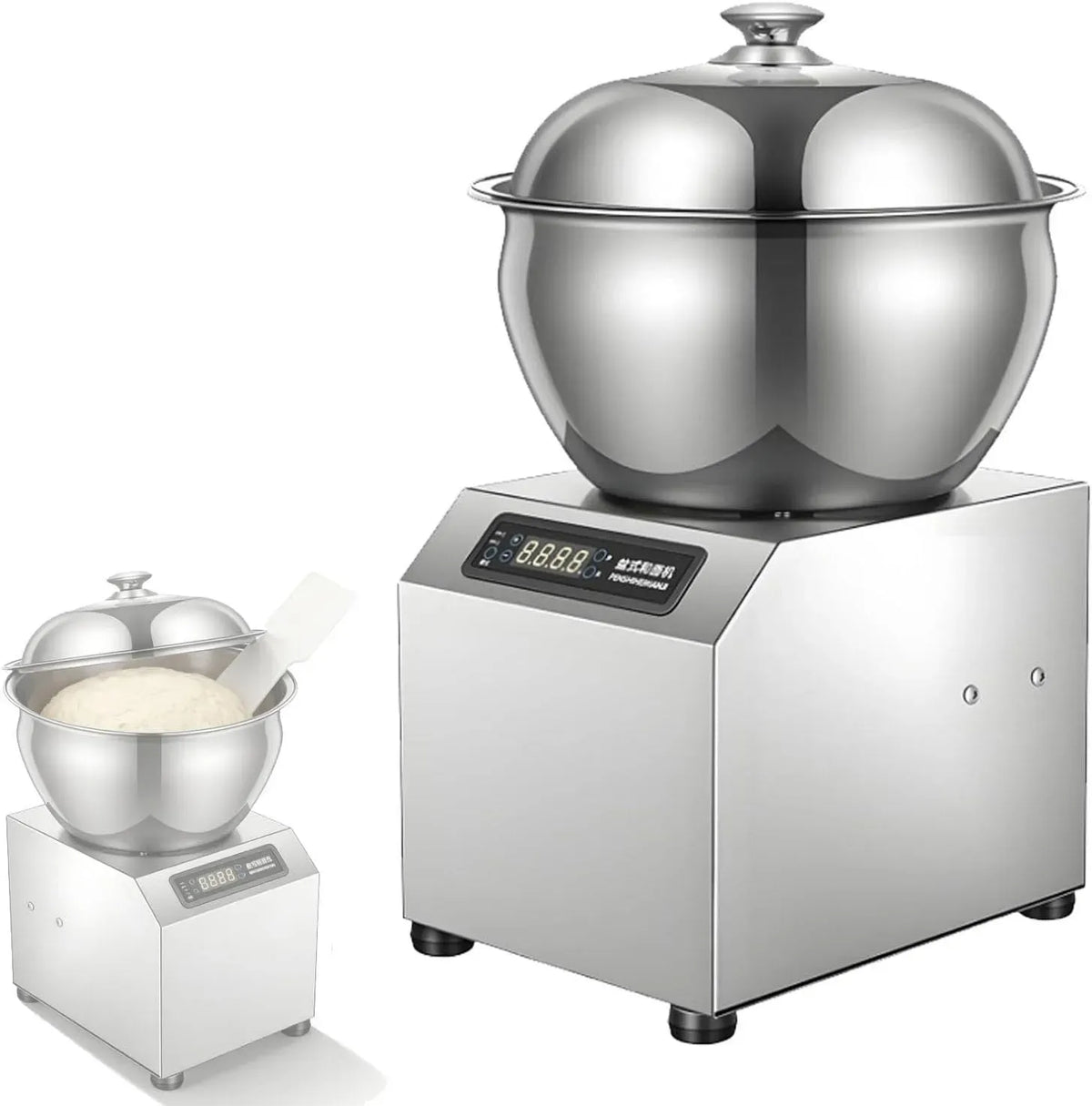 W 1400 machine, 2200 W, 5 kg, pizza, professionnel, restaurant, acier inoxydable