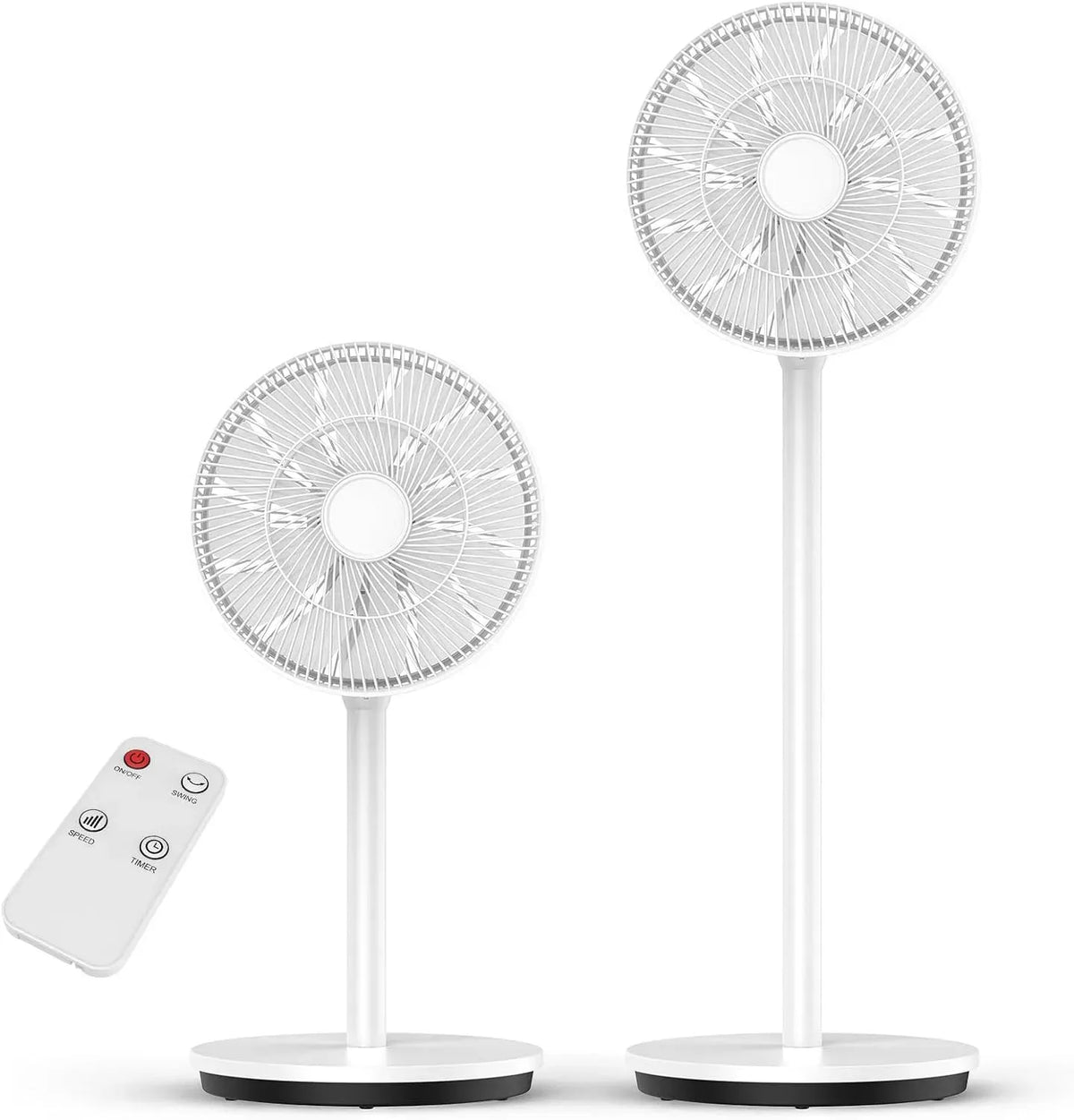 Ventilateur, 104 cm, 60 W, IERAKOR, portable, minuteur, oscillation, Oscillation 180°, nclinaison Manuelle 60°, 6 Vitesses