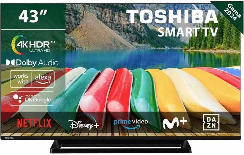 Toshiba 43UV3363DG Smart TV, 43 pouces, téléviseur, 4K UHD, noir, Toshiba 43UV3363DG TV 109, 2 cm, m2