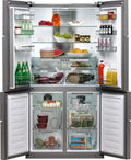 Bauknecht Congélateur, 362 L, No Frost, compartiment congélateur, acier inoxydable, armoire congélateur, 459 kWh, an, Hauteur: 185 cm, Bauknecht KSN