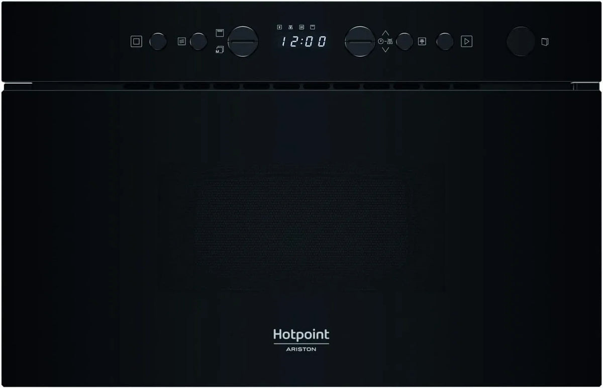 Micro-ondes HAMN13BB, 22 L, 750 W, encastrable, four micro-ondes, noir, Micro-ondes Encastrable Hotpoint 750W 22L Noir - HAMN13BB