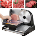 1-15mm Trancheuse Pour Viande, Trancheuse à viande électrique commerciale/domestique, Lame Amovible Amovibles En Acier Inoxydable De 7,5'', Réglage De