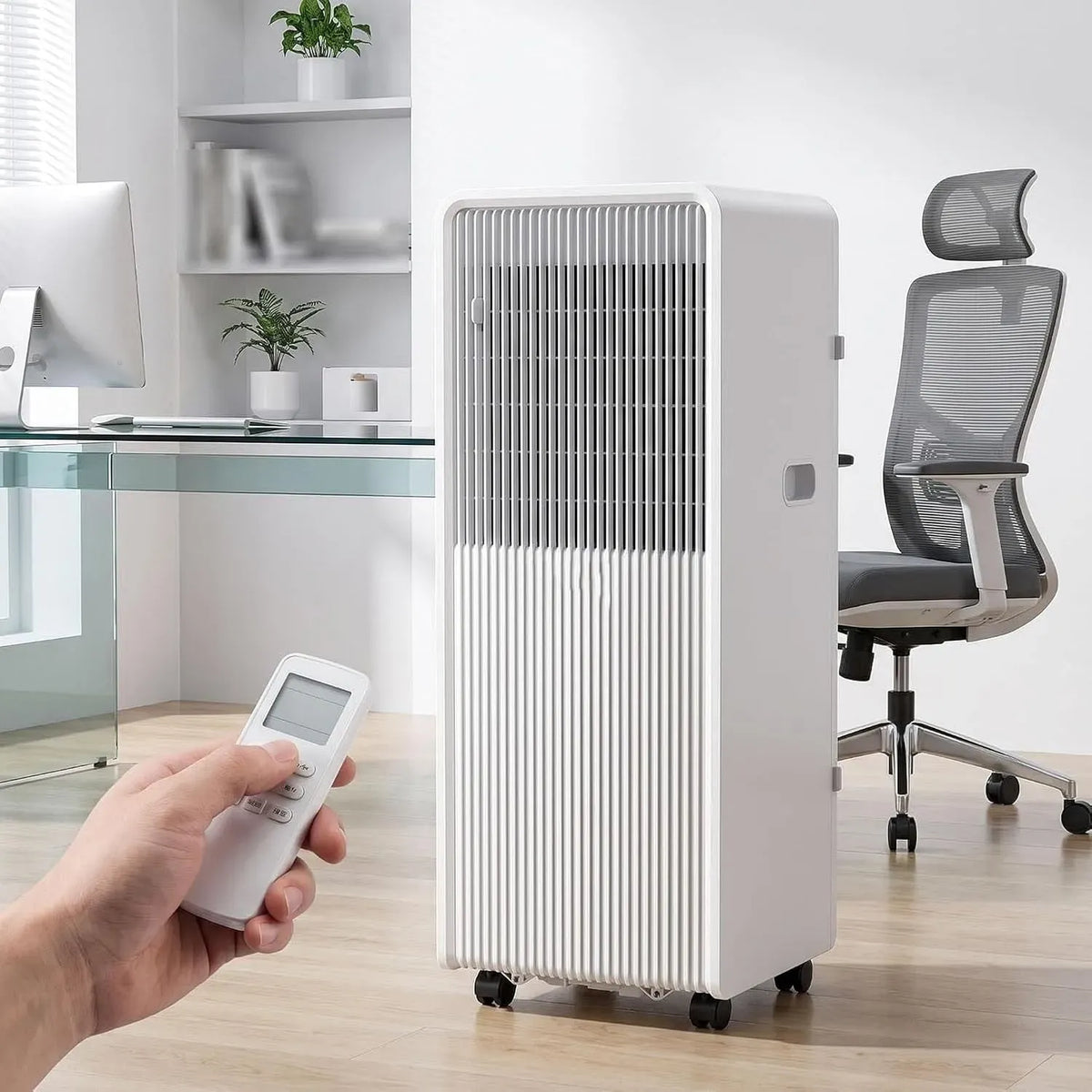 Climatiseur 24H, installation murale, minuteur, oscillation, Oscillation 120°, 10000 BTU