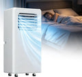Climatiseur 24H 12000btu, portable, minuteur, 3 vitesses, blanc, Idéal Pièces Jusqu'à 30m², Écran LED, Ventilateur 3 Vitesses avec Télécommande