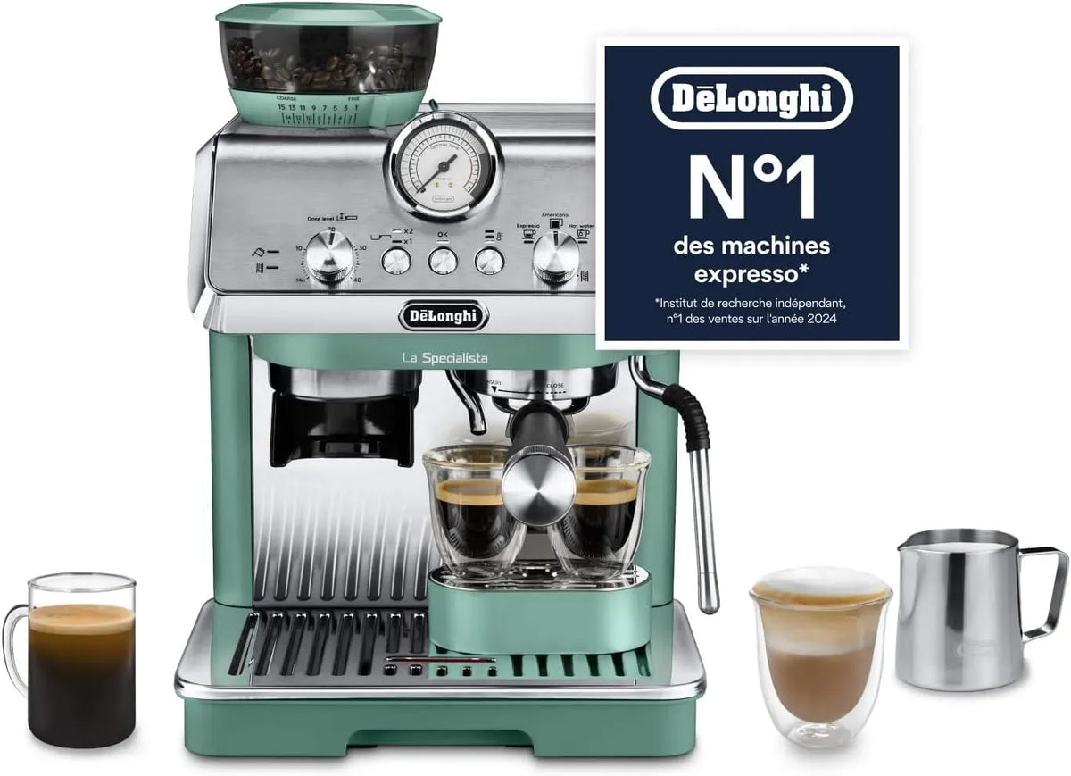 De'Longhi EC9155.GR Machine à Espresso, Pompe, machine à café électrique, 1550 W, vert