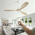 Ventilateur, 132 cm, décoration de salon, silencieux, Moteur DC Réversible 6 Vitesses