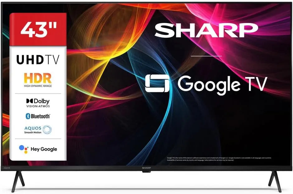 Google 43HL4265E Smart TV, 43 pouces, téléviseur, 4K UHD, son Dolby, HL Series