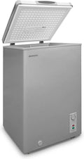 Congélateur, 142 L, Infiniton CH-15M, roulettes de déplacement, argenté, 142 litres, Silver, Dual System, Fast Freezing, avec panier auxiliaire et