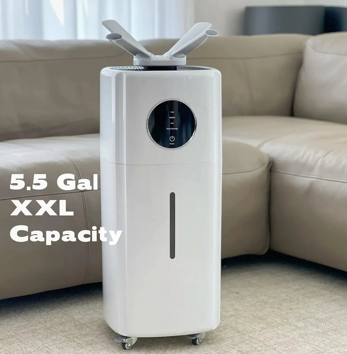 humidificateur, 21 L, 2000 m, industriel, 3 vitesses, professionnel
