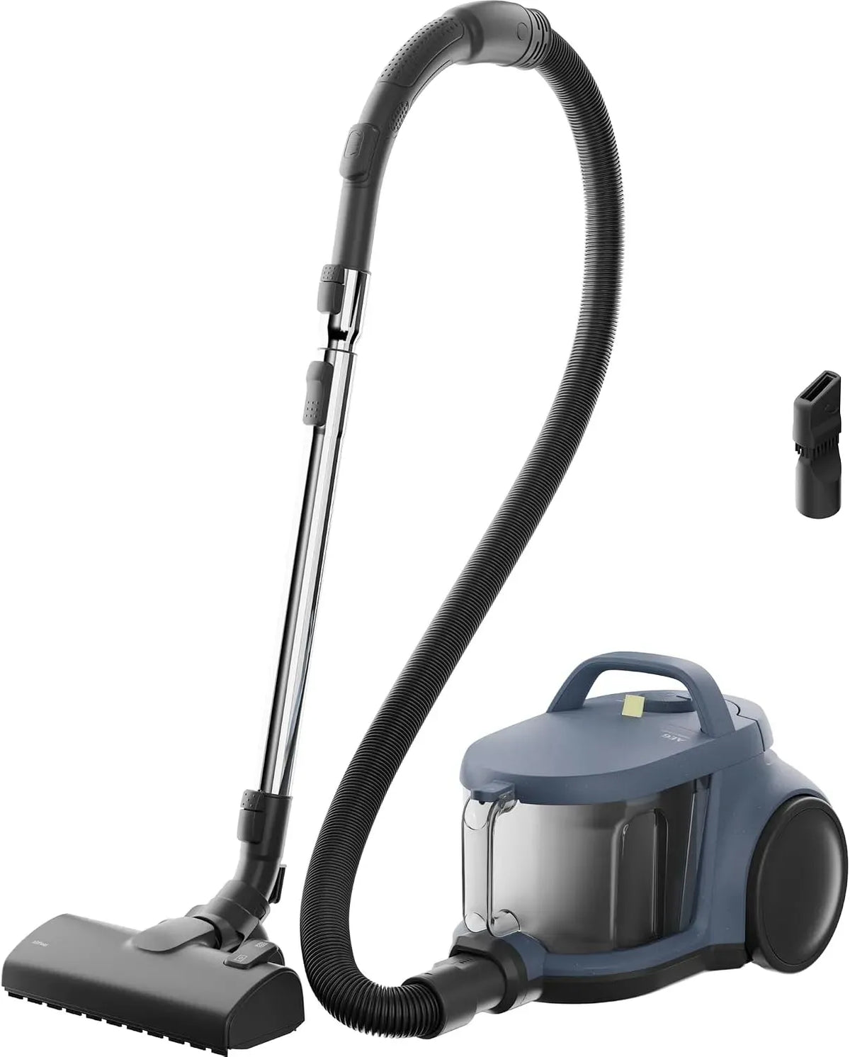 AEG CLEAN 5000 AL51C1LDB Aspirateur, 2 L, 1000 W, bleu, 50% de matériaux recyclés, rayon d'action 9 m, bac à poussière de 2 l, filtre HEPA lavable