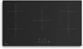 Klarstein Plaque à induction, 90cm, 5 foyers, 9800 W, table de cuisson à induction, Boost, tactile, verrouillage, encastrable, minuteur, 5 Zones