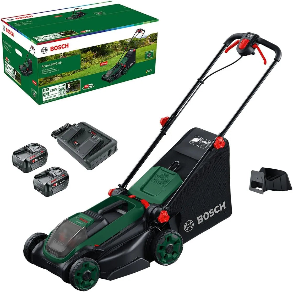 Bosch ROTAK18V2-38 Tondeuse à Gazon sans-Fil