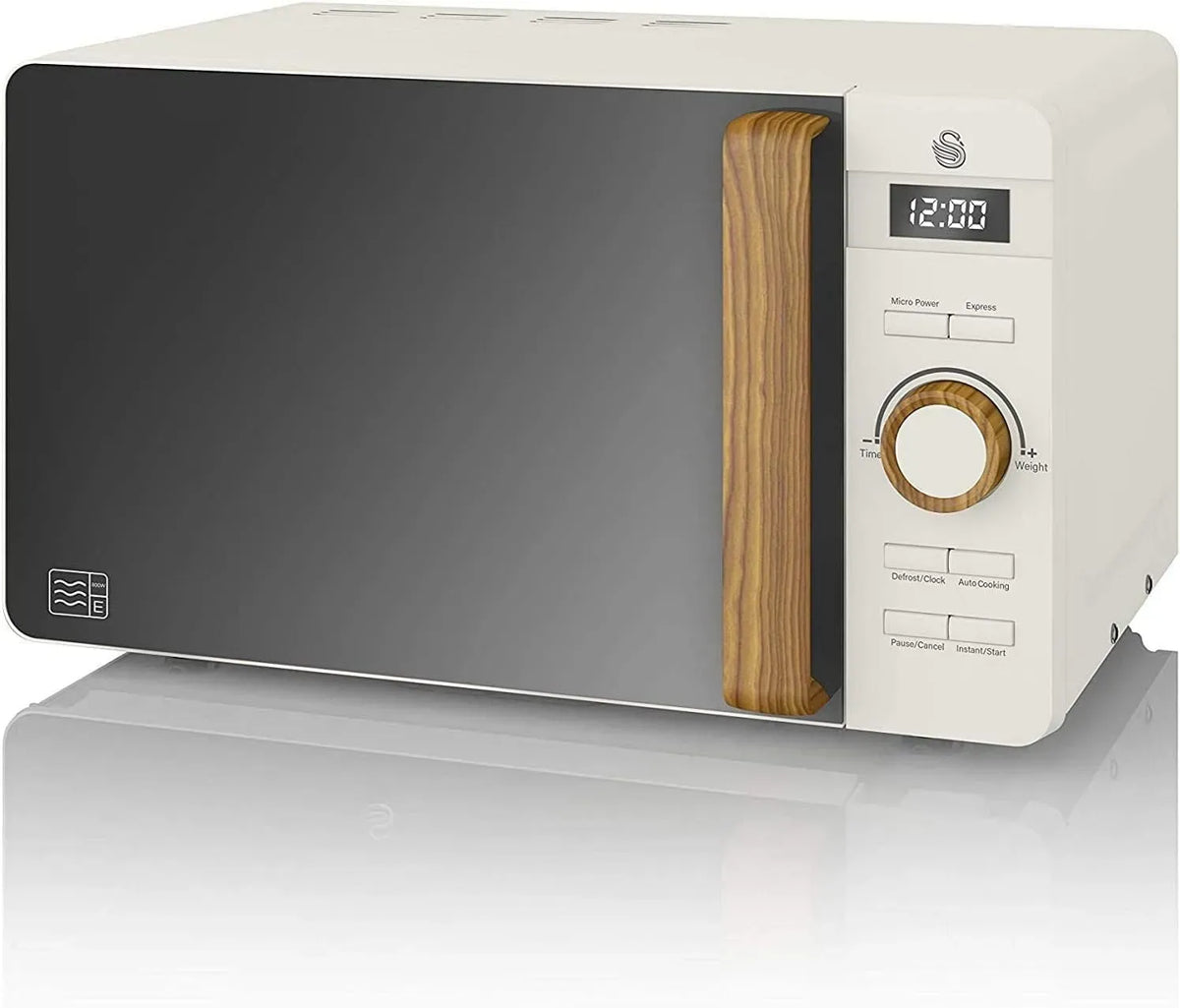Micro-ondes SM22036WHTNEUN, 20 L, 800 W, minuteur, four micro-ondes, blanc, Minuterie 30 min, 6 Niveaux de Fonctionnement