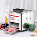 Trancheuse et râpe électrique pour Viande, en Acier Inoxydable, idéale pour Le Poulet, Le Poisson et Le bœuf, 7.0 mm