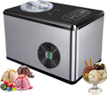 machine à glace et sorbet, machine à café électrique, 1,5 L, pâtisserie, écran LCD, professionnel, acier inoxydable, pour Cafés