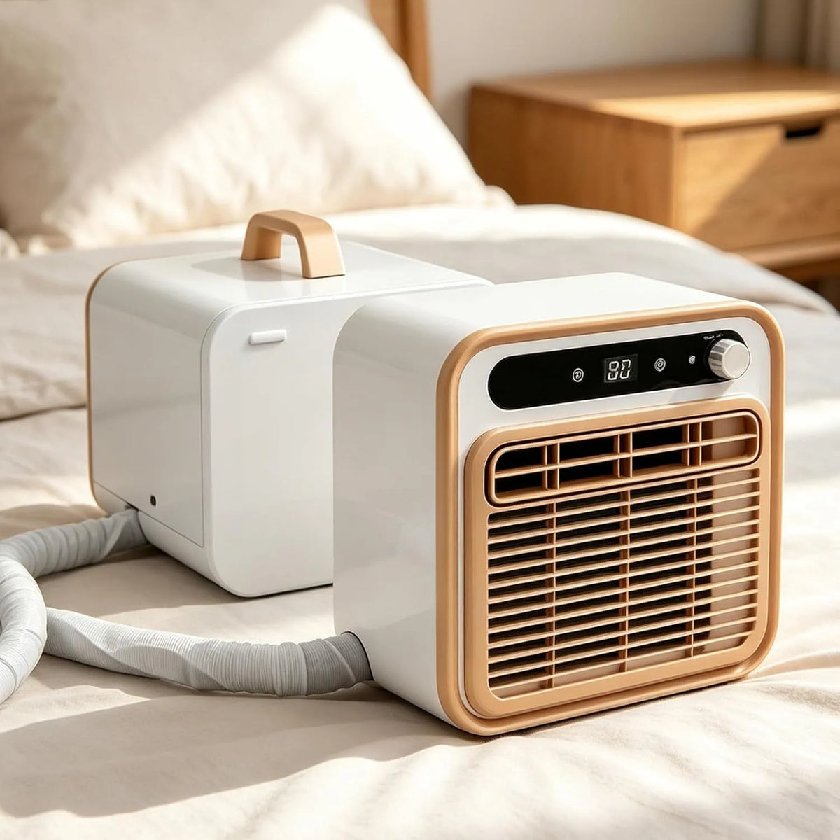 Climatiseur 2m-RemoteControl, portable, minuteur, silencieux, camping, Mini Climatisation 5000 BTU, Multi Split AC, Unité de Refroidissement