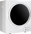 Sèche-linge, 850 W, 5 kg, acier inoxydable, blanc, 5 kg - Mini sèche-linge compact - Commande mécanique - Tambour en acier inoxydable et ABS 850 W