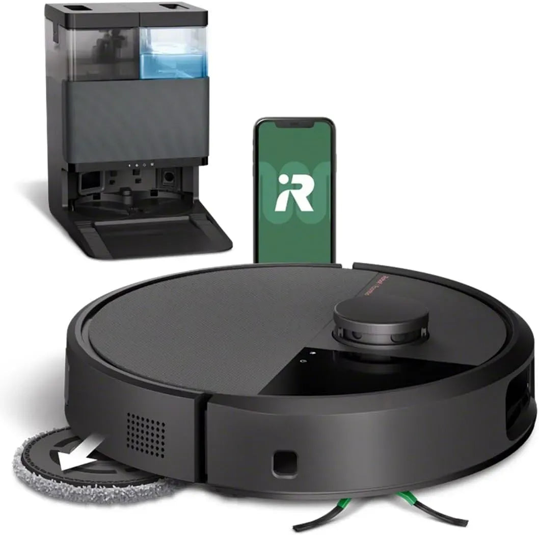 iRobot, noir, Pro, iRobot Roomba Plus 505 Combo Robot + AutoWash