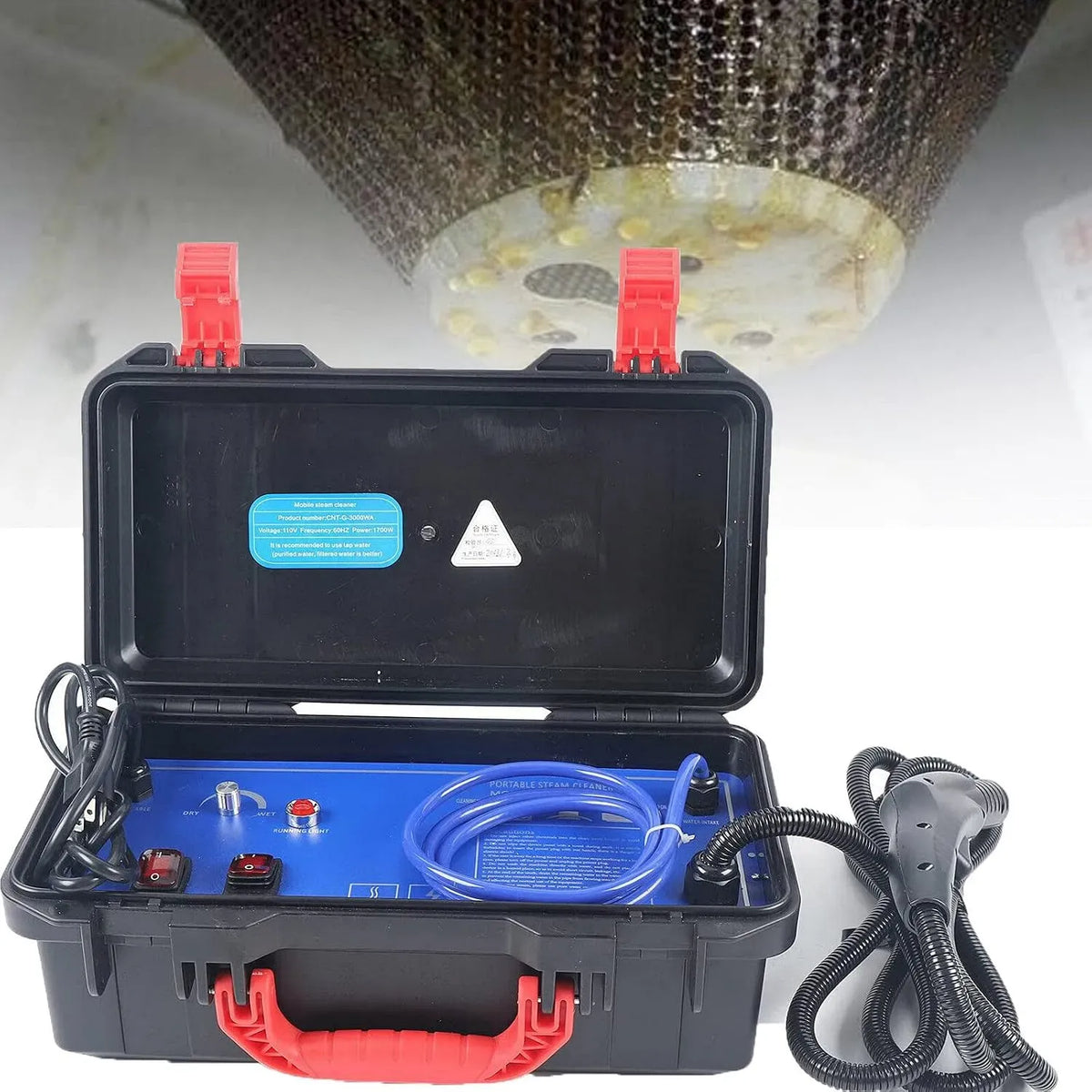 Nettoyeur vapeur, 3000 W, 100 à 130 °C, 220 V, WZFANJIJ, usage sur sols, cuisine, voiture, vitres et canapé