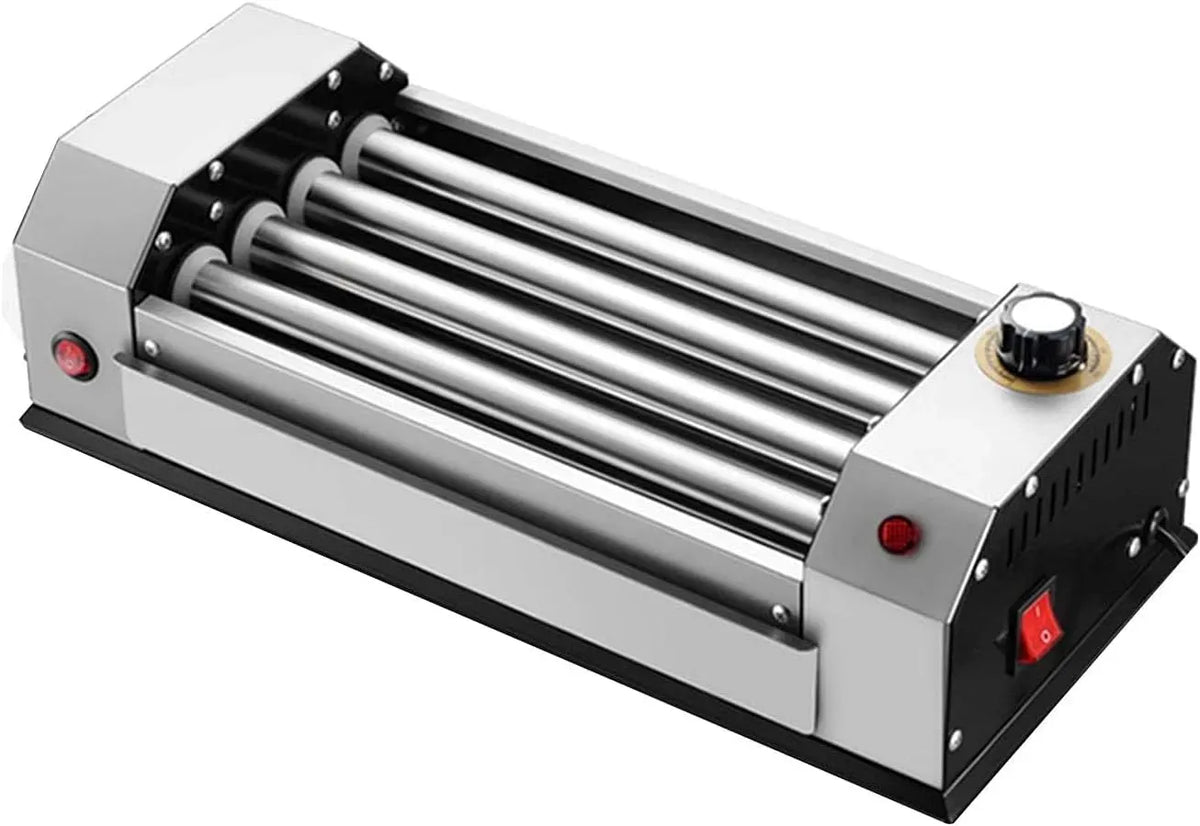 Machine à rouleau, 600 W, gril, acier inoxydable, fonction chauffante, pour hot-dog 600 W