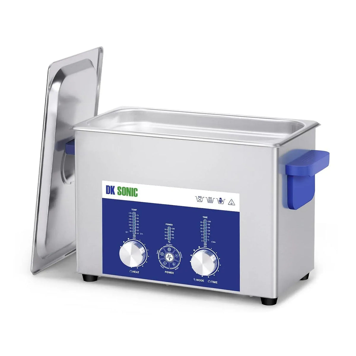 cuve de nettoyage à ultrasons, Nettoyeur, 4 L, 120 W, pour le Nettoyage des Lunettes