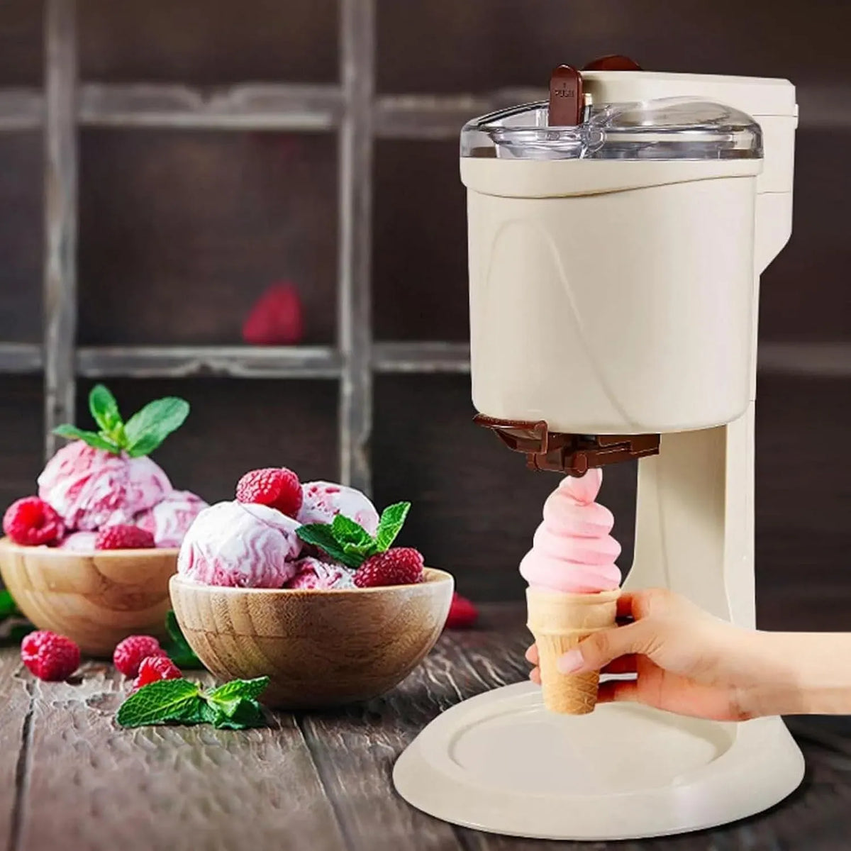 Machine À Glace, machine à glace et sorbet, 1 L, pour Glaces Maison Et Yaourts Glacés