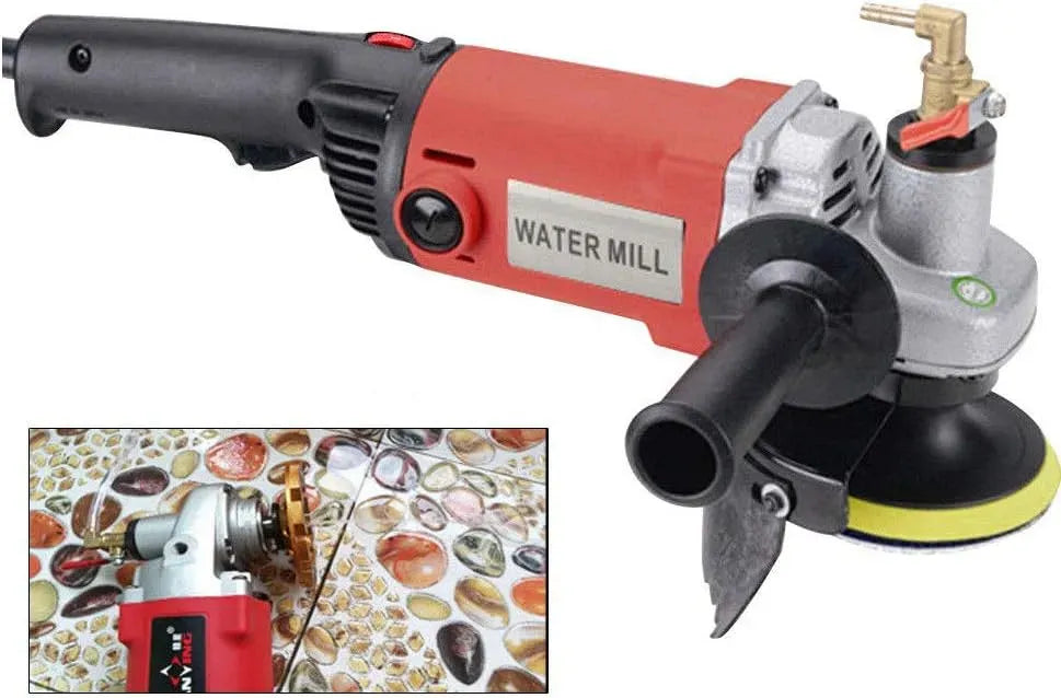 terrazzo, carrelage de ciment, 1400W Polisseuse humide électrique à vitesse variable pour marbre, granit