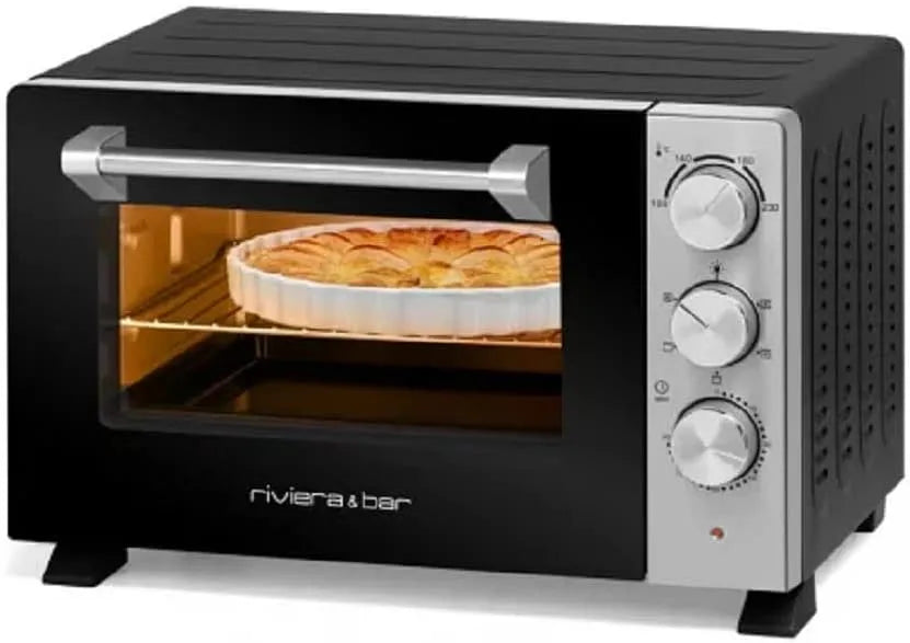 Four électrique QFR210-5 90mn, 21 L, minuteur, thermostat, riviera&bar, Chaleur Tournante