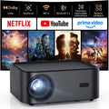 Smart TV H11 Stick, USB/PS5, téléviseur, 4K UHD, HDMI, extérieur, HAPPRUN Vidéoprojecteur 4K Compatible avec Netflix-App, Mini Retroprojecteur