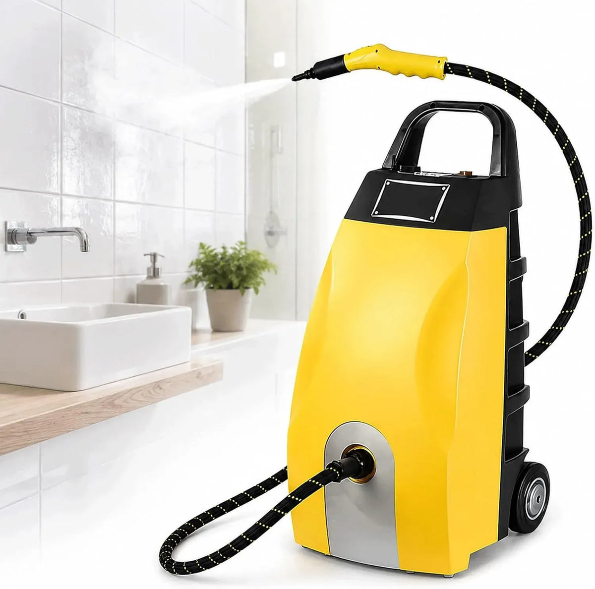 équipé de Vapeur Haute Température, pour Nettoyage Des Hottes De Cuisine Et L'entretien Automobile, Laveuse À Vapeur Haute Pression Industrielle, 110