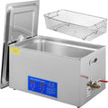 VEVOR Ultrasonic Cleaner, Nettoyeur, cuve de nettoyage à ultrasons, 22 L, 480 W, 220 V, industriel, professionnel, pour les bijoux