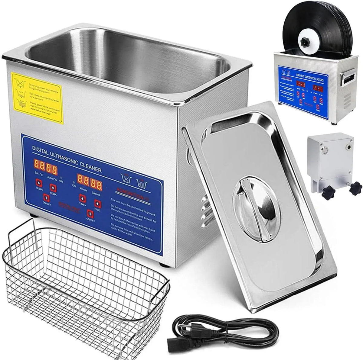 Machine De Nettoyage, Nettoyeur, cuve de nettoyage à ultrasons, 6,5 L, 180 W, professionnel, pour Bijoux