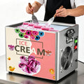 X 24 Machine à Glace, machine à glace et sorbet, 30 X 24 X 1.5 Cm, 330 W, professionnel, acier inoxydable, pour Glaces Et Yaourts Glacés.