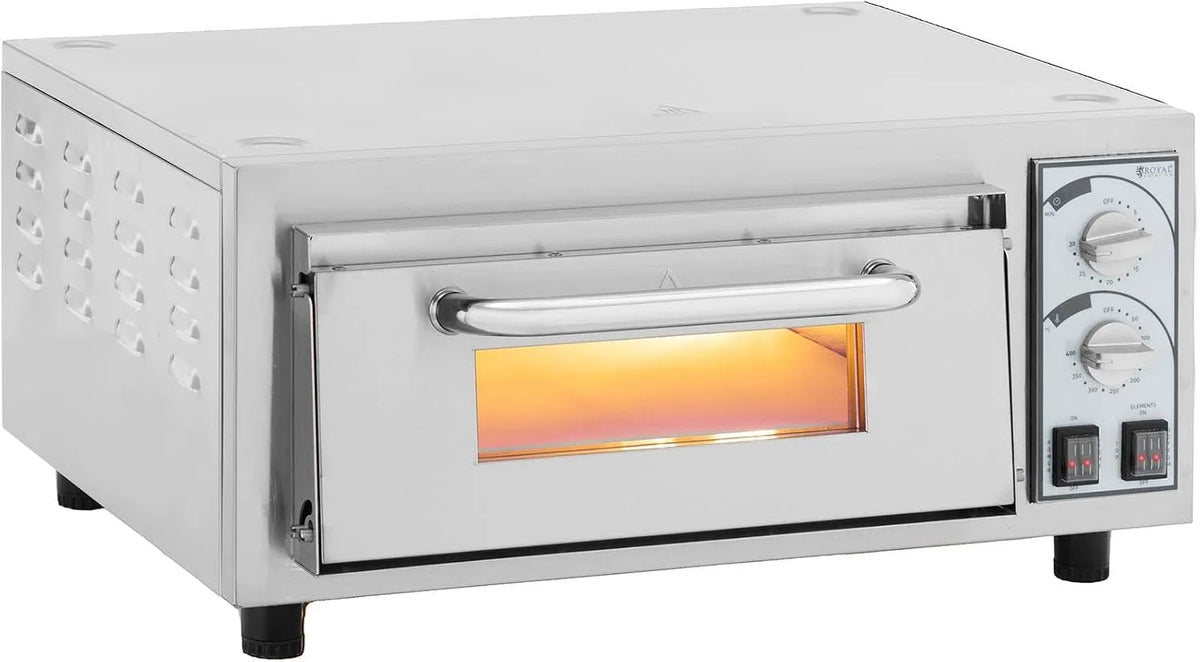 Four électrique à pizza, 40 cm, 2400 W, Royal RCPO-2400-1PS, professionnel, restauration, Royal Catering RCPO-2400-1PS Four à pizza électrique 1