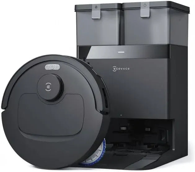 Robot aspirateur, ECOVACS DEEBOT TURBO 2 T30C, noir, Lavage à l'eau chaude 75 ℃, Brosse ZeroTangle 3, Aspirateur Robot 0000Pa, Serpillière OZMO
