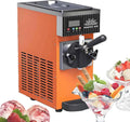 Machine à Glace, machine à glace et sorbet, 3,5 L, 450 W, professionnel, restaurant, pour Restaurants et Snacks. Orange