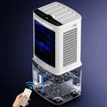 Climatiseur 1-12h, 25 L, portable, minuteur, 3 vitesses, oscillation, silencieux, camping, Oscillation de 60°