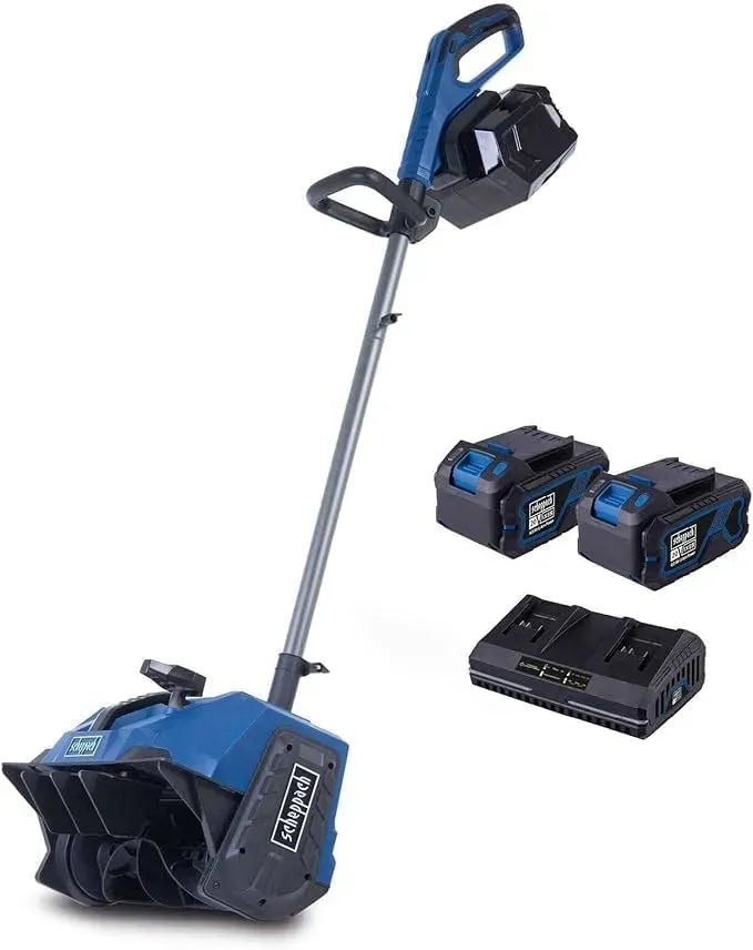 Scheppach BC-SNB410-X 4Ah Chargeur, machine de déneigement, 40 cm, 20 V, 6 m, 20 cm, sans fil