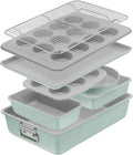 Tefal Set complet, Ceramik Set de 8 moules à pâtisserie empilables