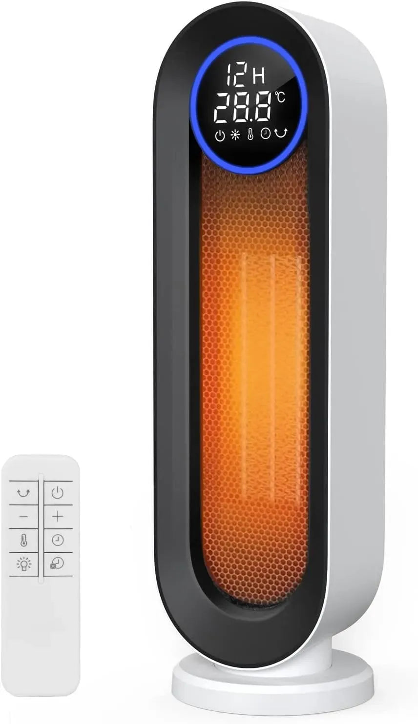 Radiateur électrique, 2000 W, COOCHEER W 3, appareil de chauffage, Radiateur soufflant en céramique 2000 modes de fonctionnement