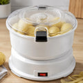 pommes et légumes, pour Éplucheur de pommes de terre électrique automatique équipé de récipient facile à nettoyer pour pommes de terre
