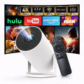 Smart TV 720P HY300Pro, téléviseur, 4K UHD, Wi-Fi, portable, extérieur, Bluetooth, Android OS, WEMI Mini Projecteur Vidéo 4K, Miroir Téléphone