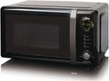 Micro-ondes, 20 L, 700 W, décongélation, noir, écran LED, 5 niveaux de puissance