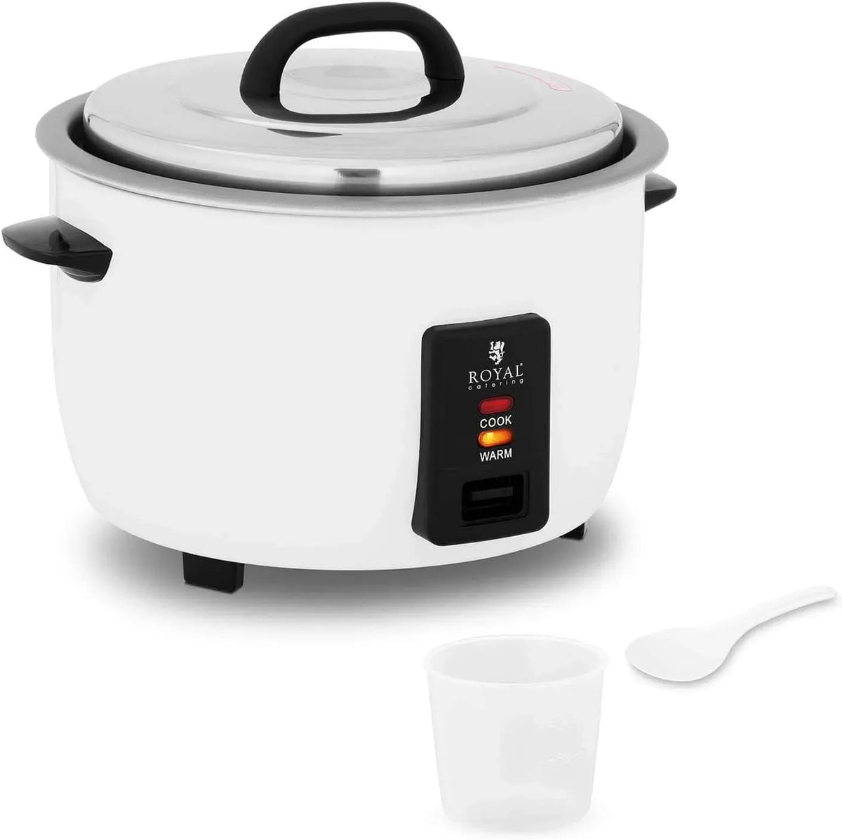 W 10 Autocuiseur, 10 L, 550 W, vapeur, restauration, acier inoxydable, aluminium, verre