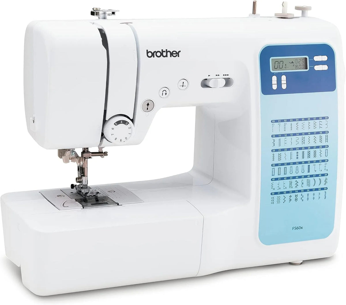 Brother FS60X Machine, blanc, Sewing Machine Electric