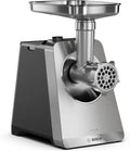 Bosch MFWS820M Lave-vaisselle, 2500 W, acier inoxydable, MultiPower Hachoir à viande série 8, 3 disques avec trous