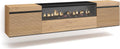 Meuble TV, 80 pouces, 200x45x35cm, foyer électrique, Skraut Home