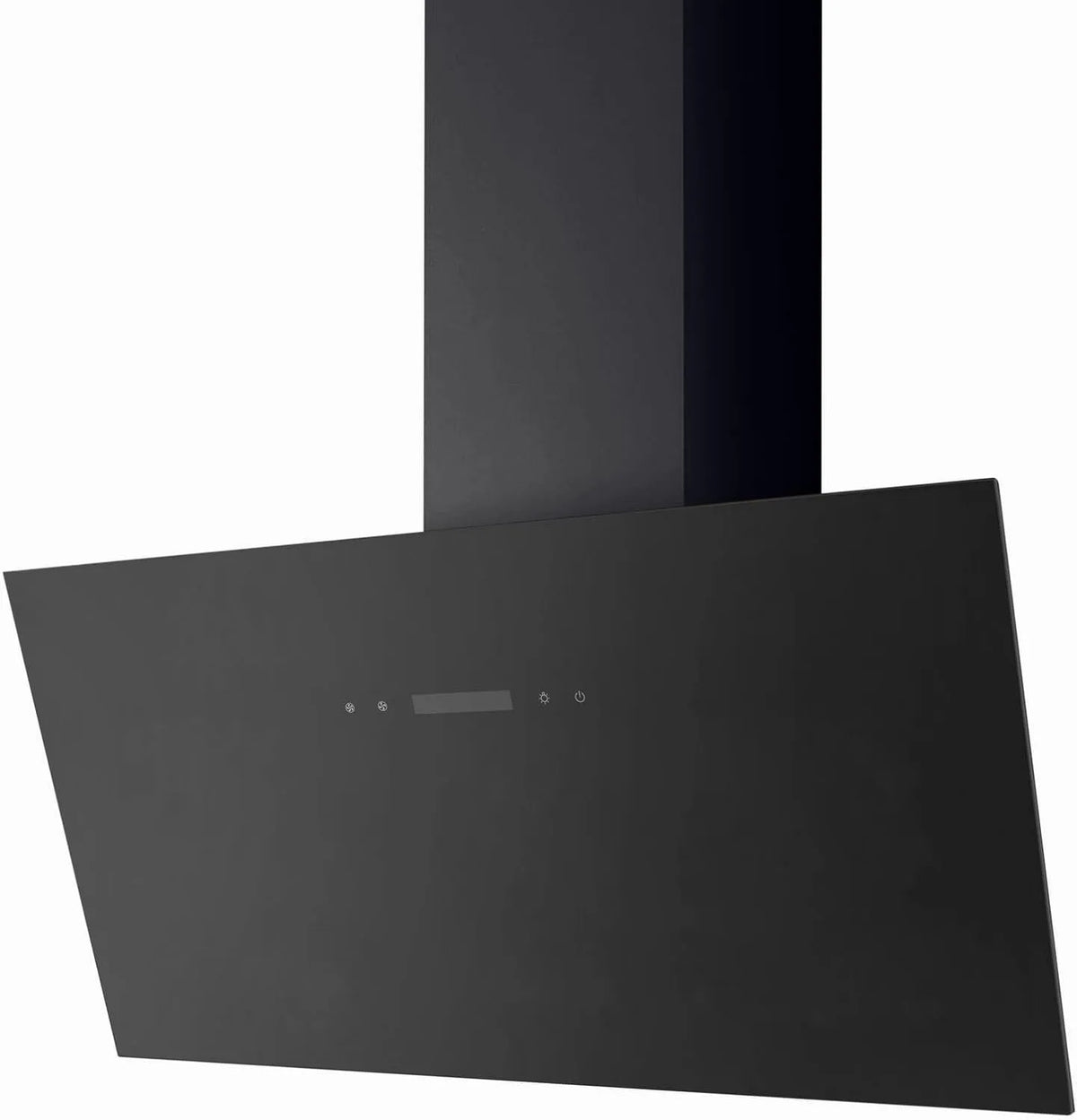Hotte aspirante, 80 cm, hotte de cuisine, PKM KHS34-80 ABT2x, tactile, minuteur, noir